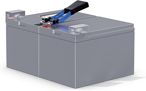 CyberPower RB12120X2B - Cartucho de batería de repuesto para UPS, sin mantenimiento, instalable por el usuario, 12V/12Ah