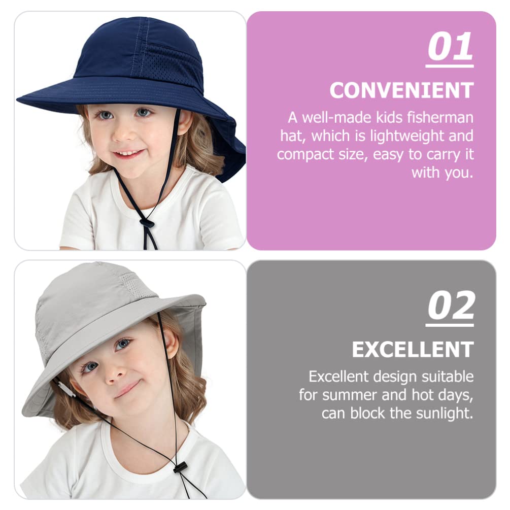 Toddmomy 2pezzi Cappello Secchiello per e Traspirante Protezione per e attività all Colori e