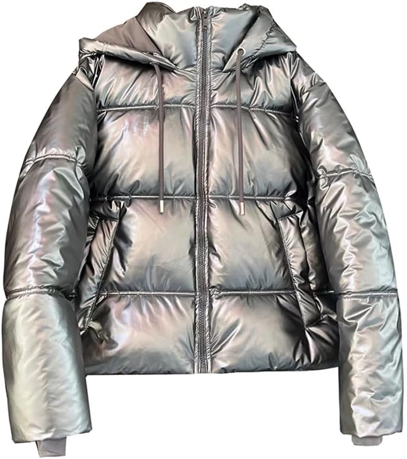 Women's Winter Cold Coat Elegant Hooded Cotton Jacket Warm Parka for Women