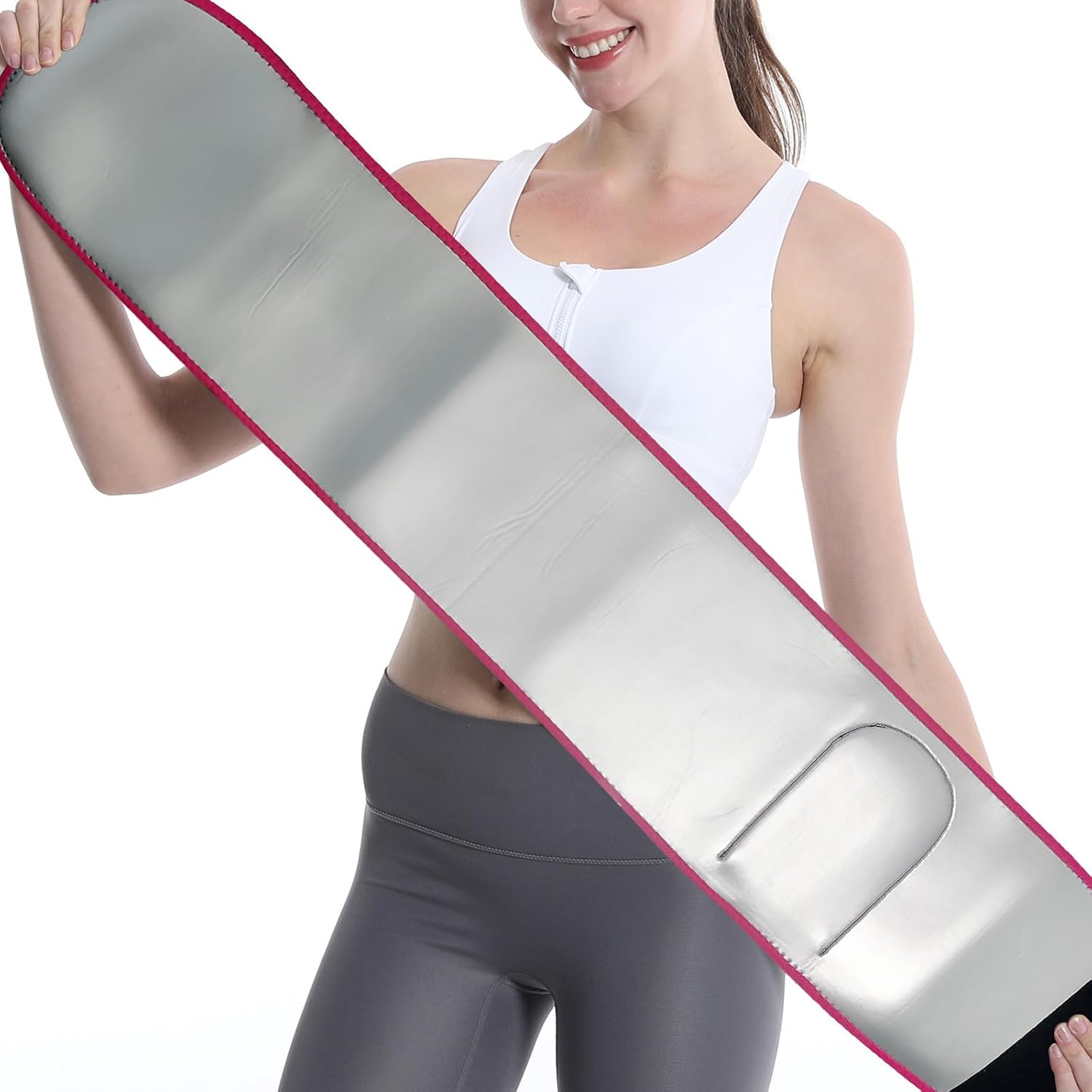 Meichoon Waist Trainer for Women Men Weight Loss Tummy Sweat Band Slimming Stomach Wrap for Workout Fitness - Image 6