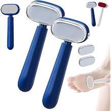 Dual Sided Foot Callus Remover, Replaceable Stainless Steel Blade,2A