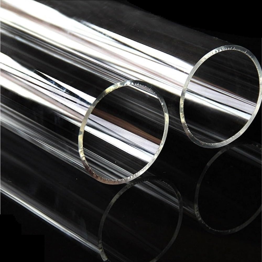 20 stücke Borosilikat Transparent Glasrohr OD 6mm/7mm, Hohe Borosilikatglas Rohr Volle Länge 80mm/85mm(6mm*500mm)
