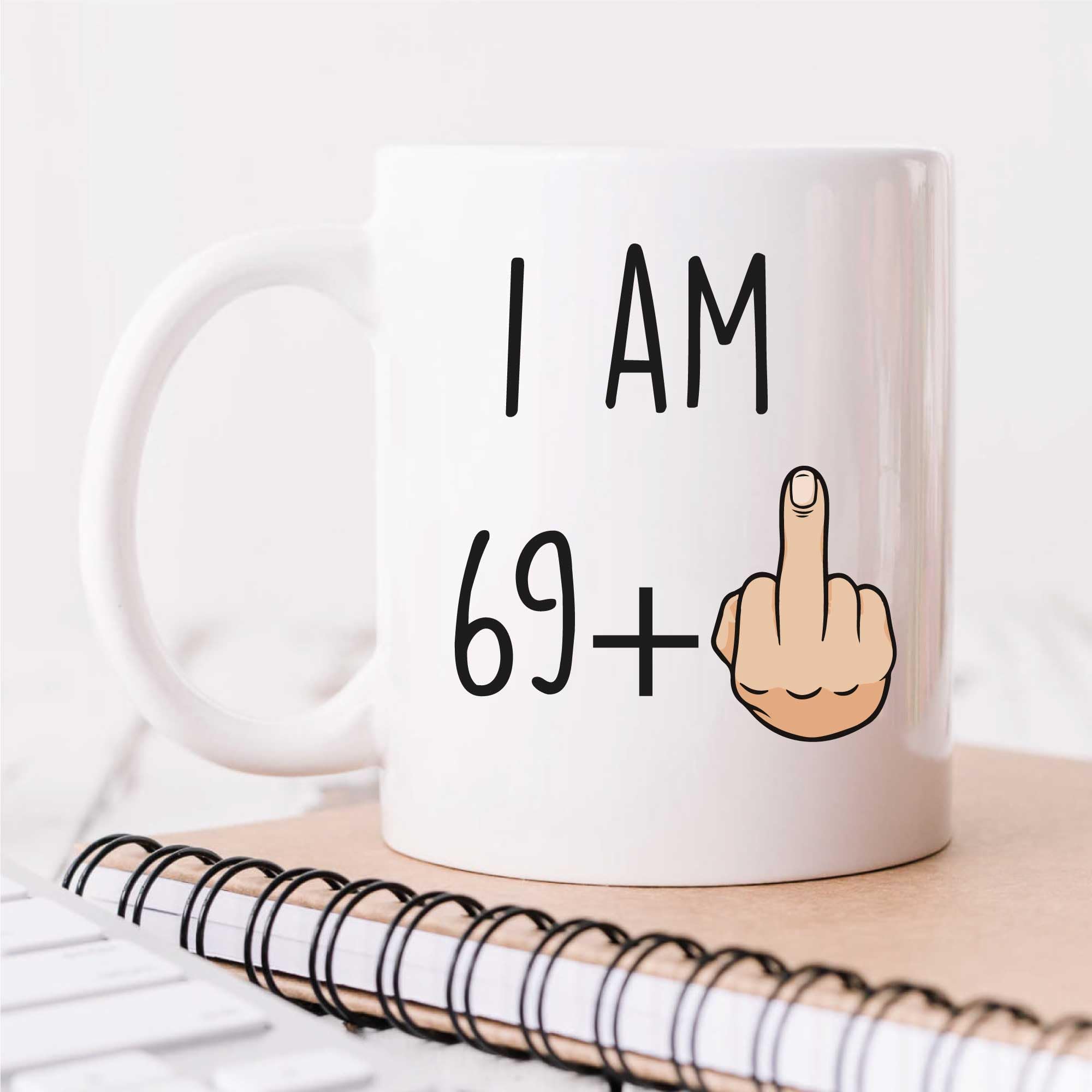 60 Second Makeover Limited I Am 69 + 1 70 Year Old Mug 70th Birthday Present Gift