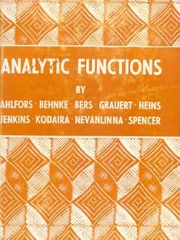 Analytic Functions. Princeton Mathematical Series No. 24