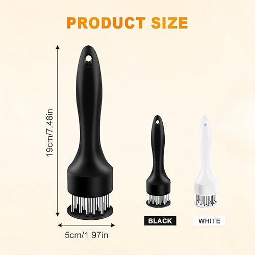 Miniatura 2 de Herramienta ablandadora de carne, herramientas de acero inoxidable para golpear carne, herramienta ablandadora de carne con acero inoxidable ultra