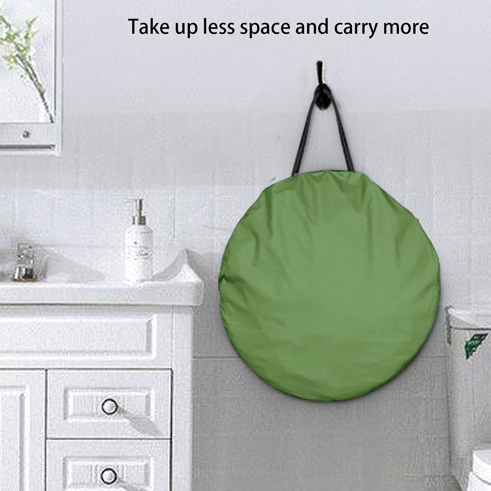 Tente de Camping, Tente de Douche, abri de pêche pour Camping, Plage, abri Solaire extérieur, Tente de Toilette de Camping, Tente à Langer Portable avec Sac de Transport, Vert, 47