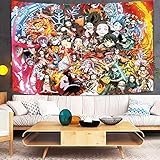 Demon Slayer Tapestry-Demon Slayer Poster-Anime Tapestry-Demon Slayer Party, Can Be Hung In The...