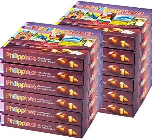 Amazon フィリピン 土産 フィリピン アーモンドミルクチョコレート 12箱セット 海外旅行 フィリピン お土産 おみやげ宅配便 食品 飲料 お酒 通販