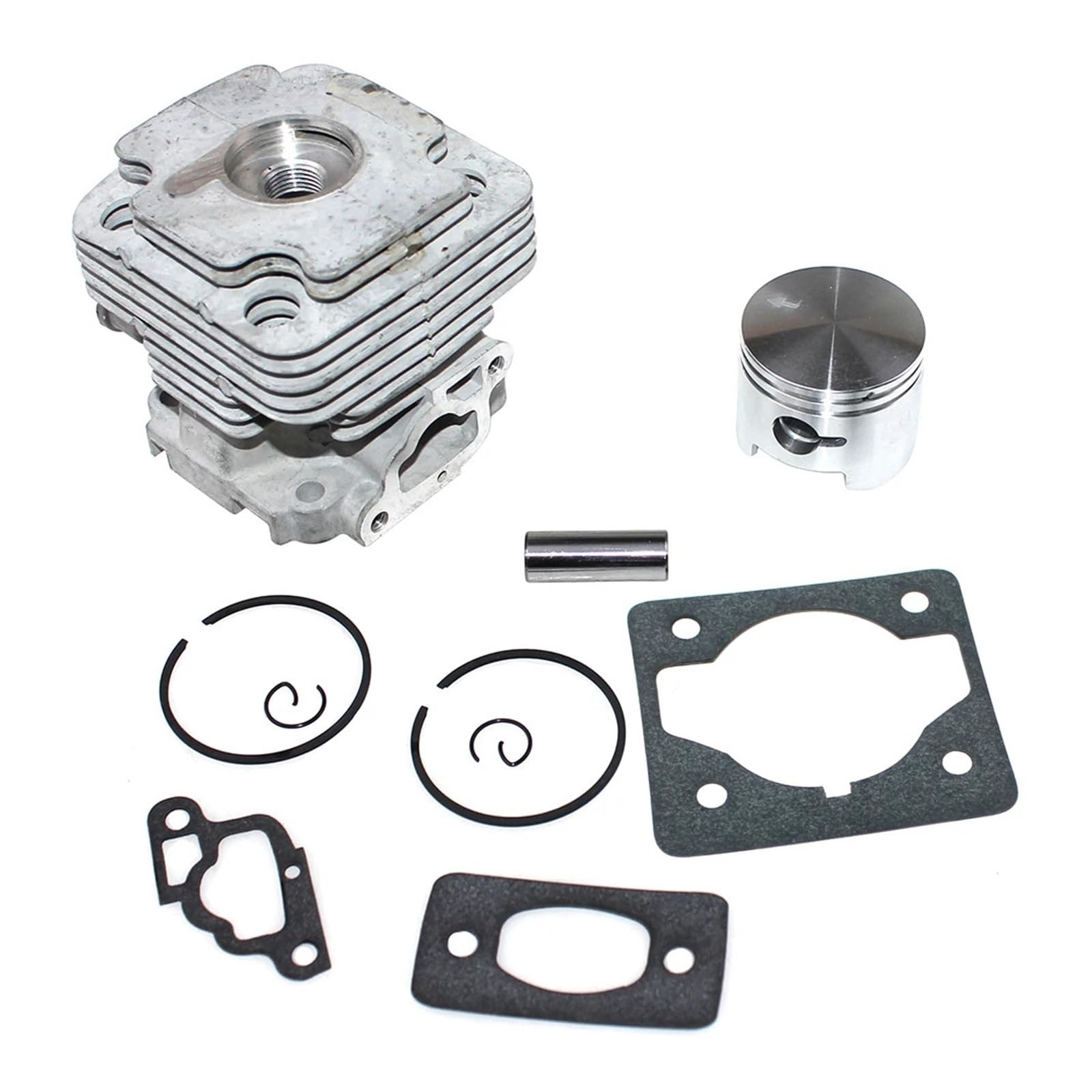 CVAADV Cylinder Piston Kit 45mm Compatible with Oleo-Mac 453BP Ergo 753S 753T OS530 OS550 Efco 8530IC 8535 8550 Boss 8753BAV