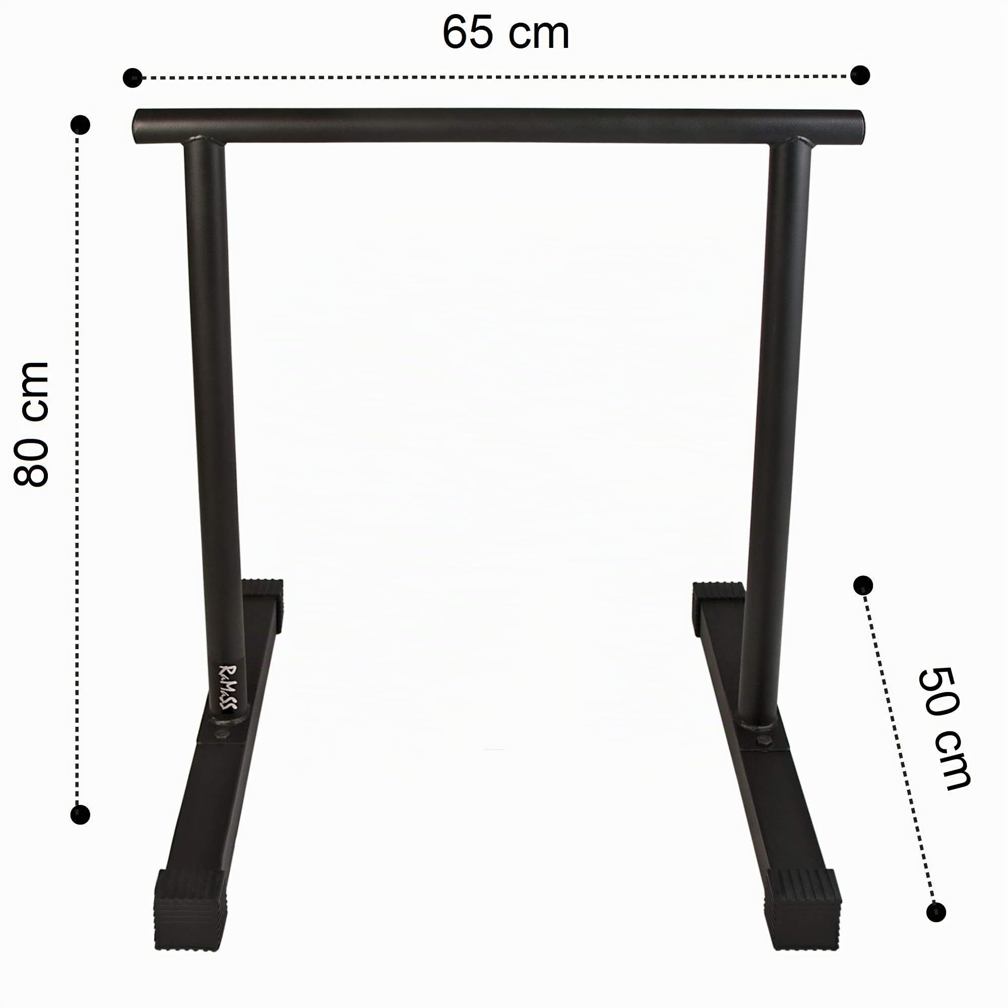 RAMASS Fitness Parallettes, Dip Barren, Gymnastik, Calisthenics, Körpergewicht für Damen und Herren