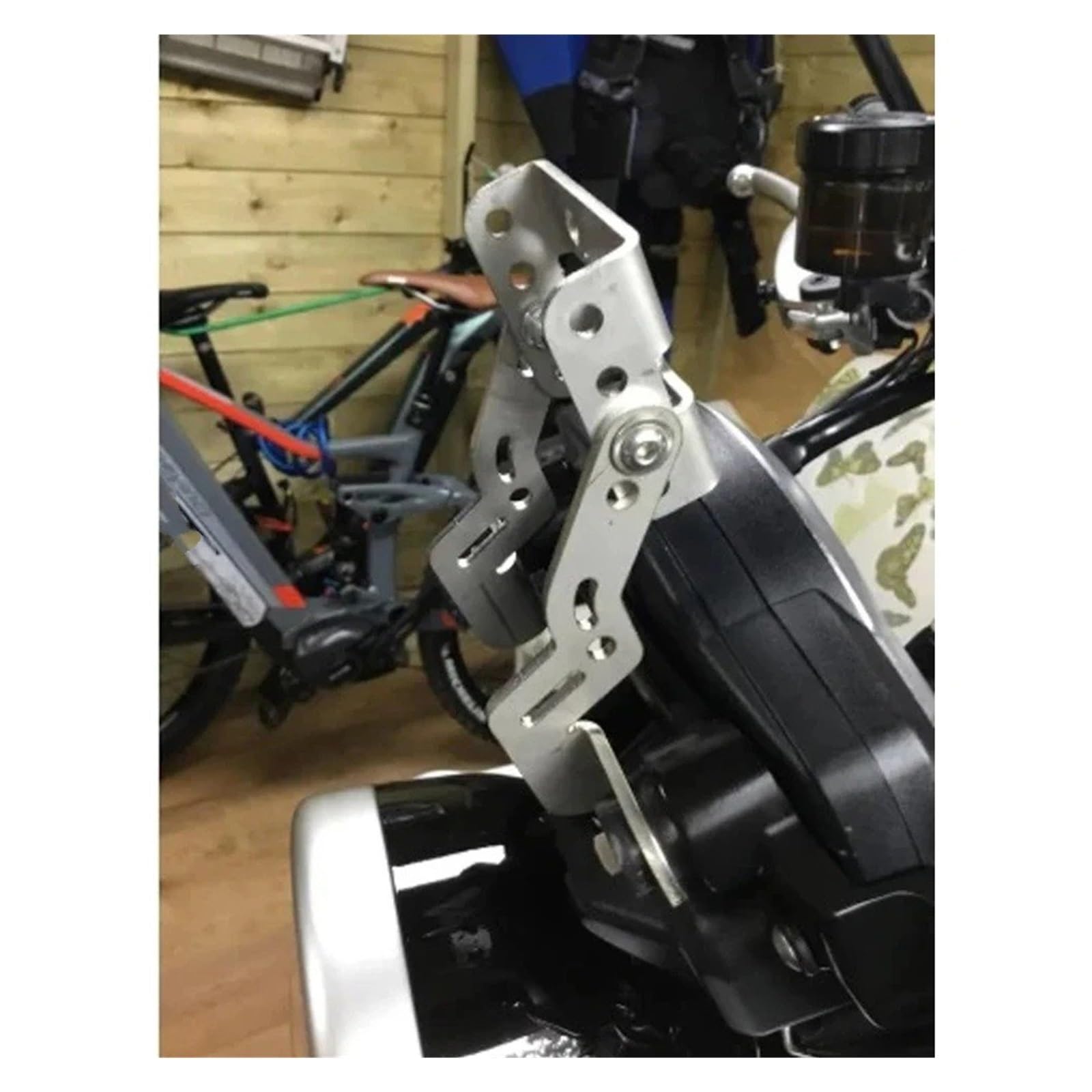 Supporto per Bicicletta Supporto Di Navigazione In Alluminio Per Moto, Supporto GPS Per Telefono Per Scrambler 1200 XE Per Accessori Per Scrambler 1200 XC(2)