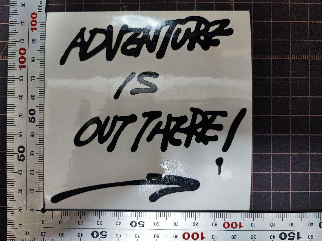 正規品】adventure is out there カッティングステッカー 正規品】adventure is out there カッティングステッカー