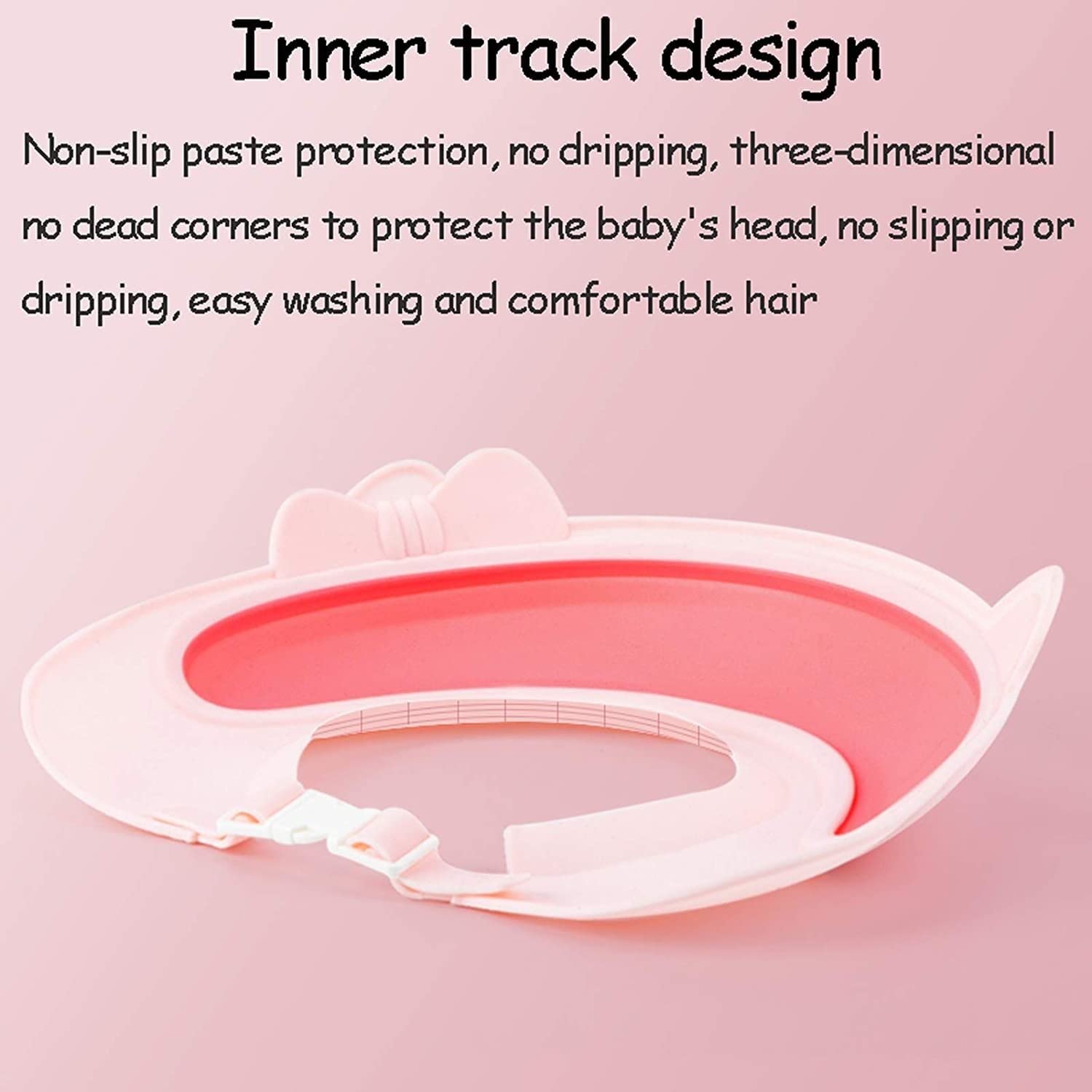 Kinder-Dusch-Shampoo-Kappe, Haarwasch-Schild, wasserdichte Mütze, Haarwasch-Shampoo-Schild, Baby-Haarwasch-Schild for Kinder, Kinder-Duschhut-Kappe, verstellbares Badevisier for Kleinkinder, 27 x 27 c