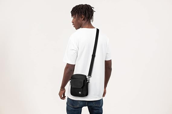Crossbody Bag for Mens,Travel Passport Wallet Bag for Men for Cell Phone, Small Neck Pouch Side Shoulder Bag for Men