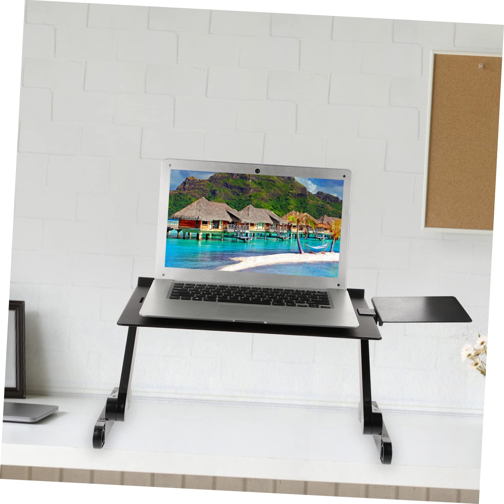 Hemobllo Laptop Regolabile con Raffreddamento Tavolo Portatile Ergonomico per Casa
