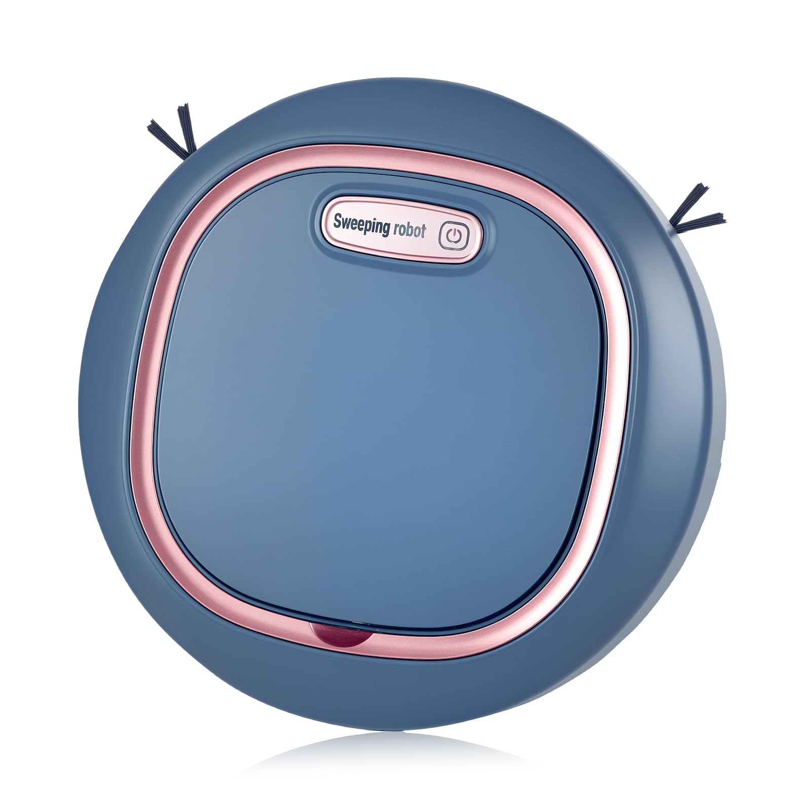 3-in-1 Robot Vacuum Mop Combo with Auto Obstacle Avoidance - Smart Floor Cleaner, Touch Control, Ultra-Quiet 55dB, 60min Runtime for Hardwood/Tile/Marble Floors - Blue