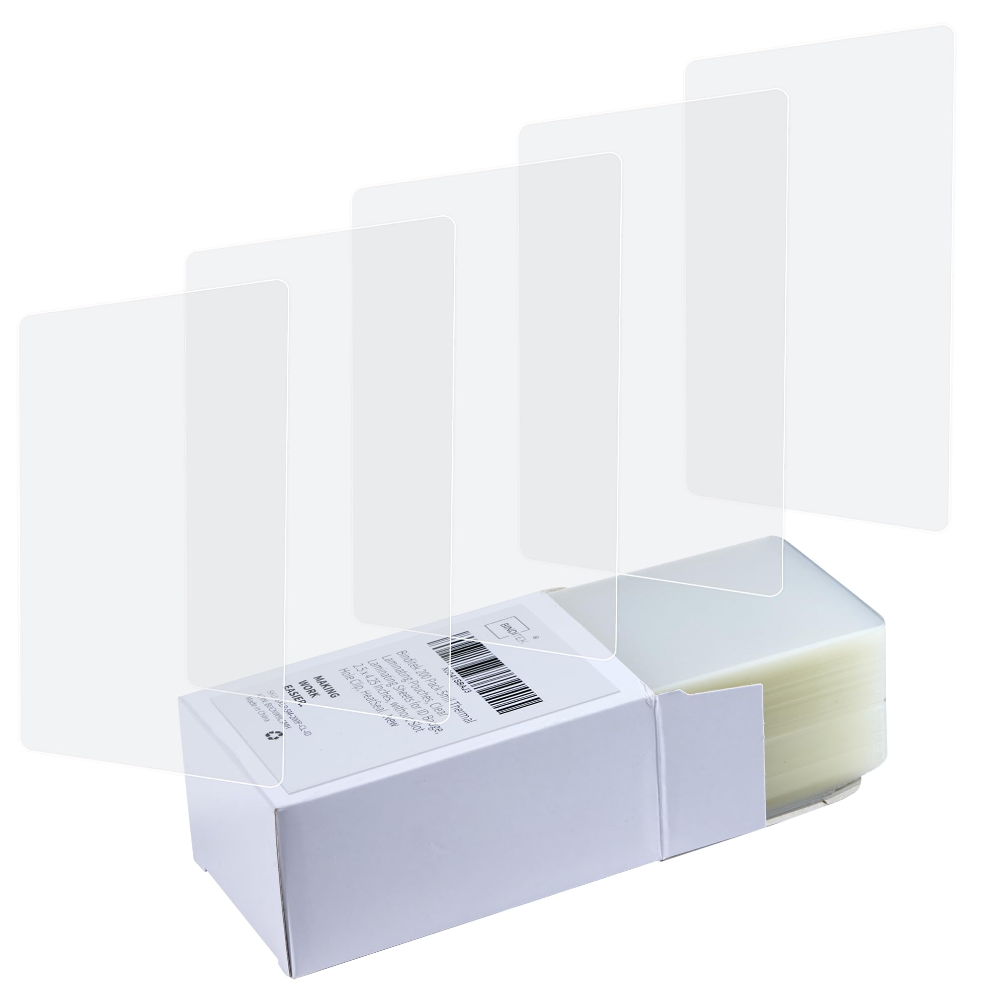 Amazon.com : Binditek 5 Mil Thermal Laminating Pouches, 2.5 x 4.25