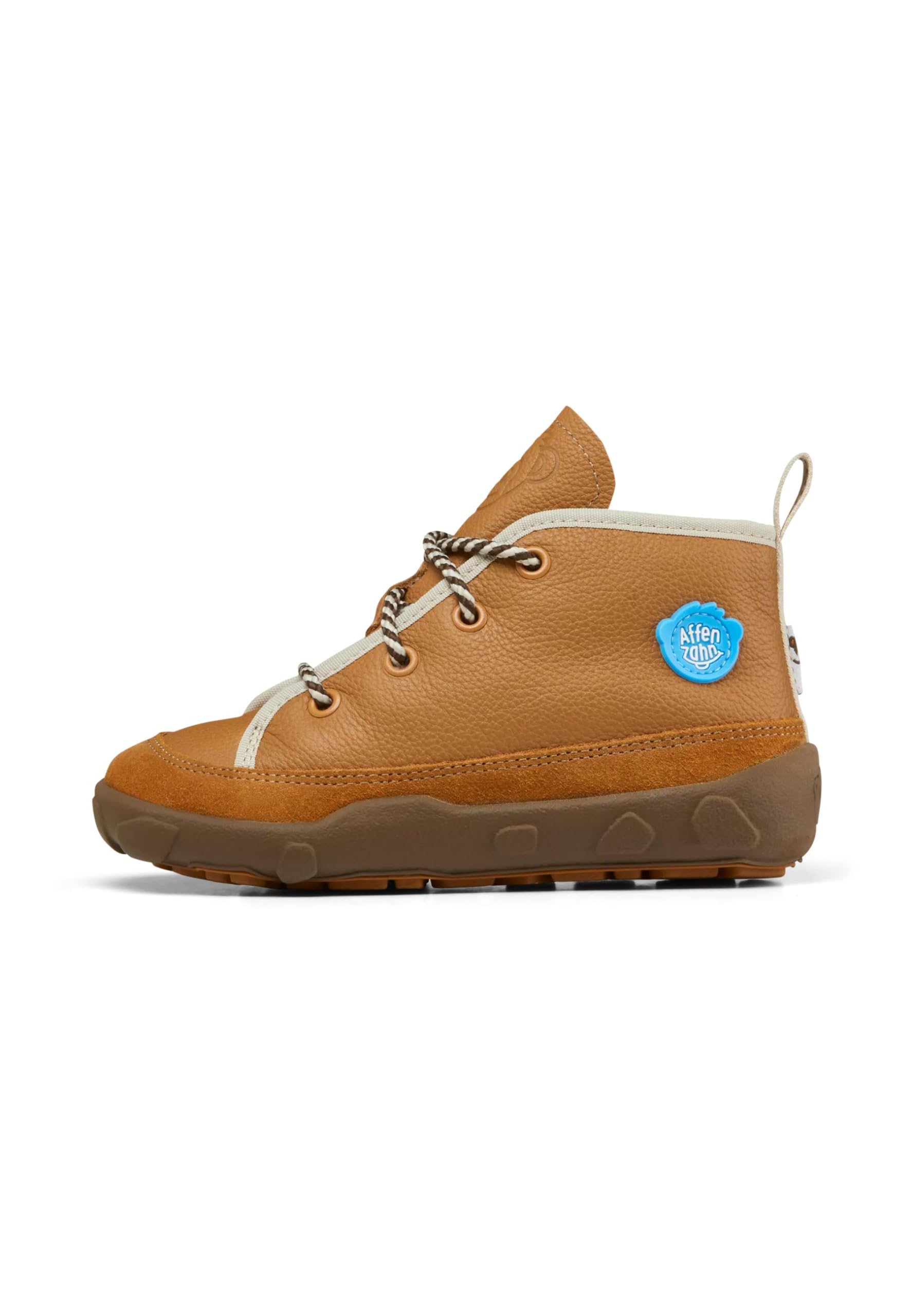 Affenzahn Winterschuh Leder Easy reflektierend, kuschelig warm mit Schaffell gefüttert Größe 21-32