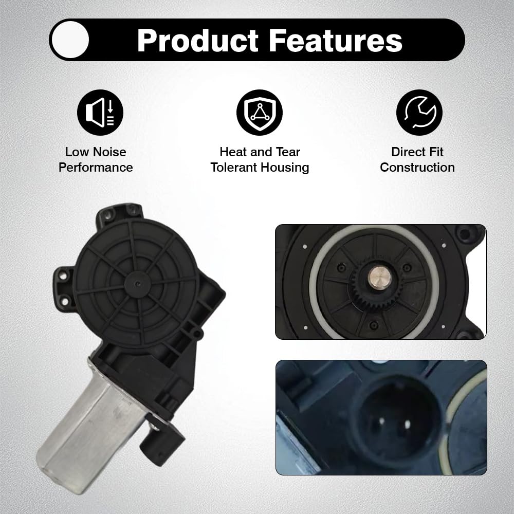 Power Motorino alzacristalli elettrico per guida a sinistra 9030285 Compatibile con Renault Master 2010-2023 1 pz Anteriore Sinistro