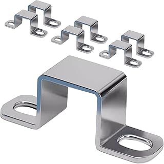 304 Stainless Steel Heavy Duty Square Pipe Clamp U-Bracket