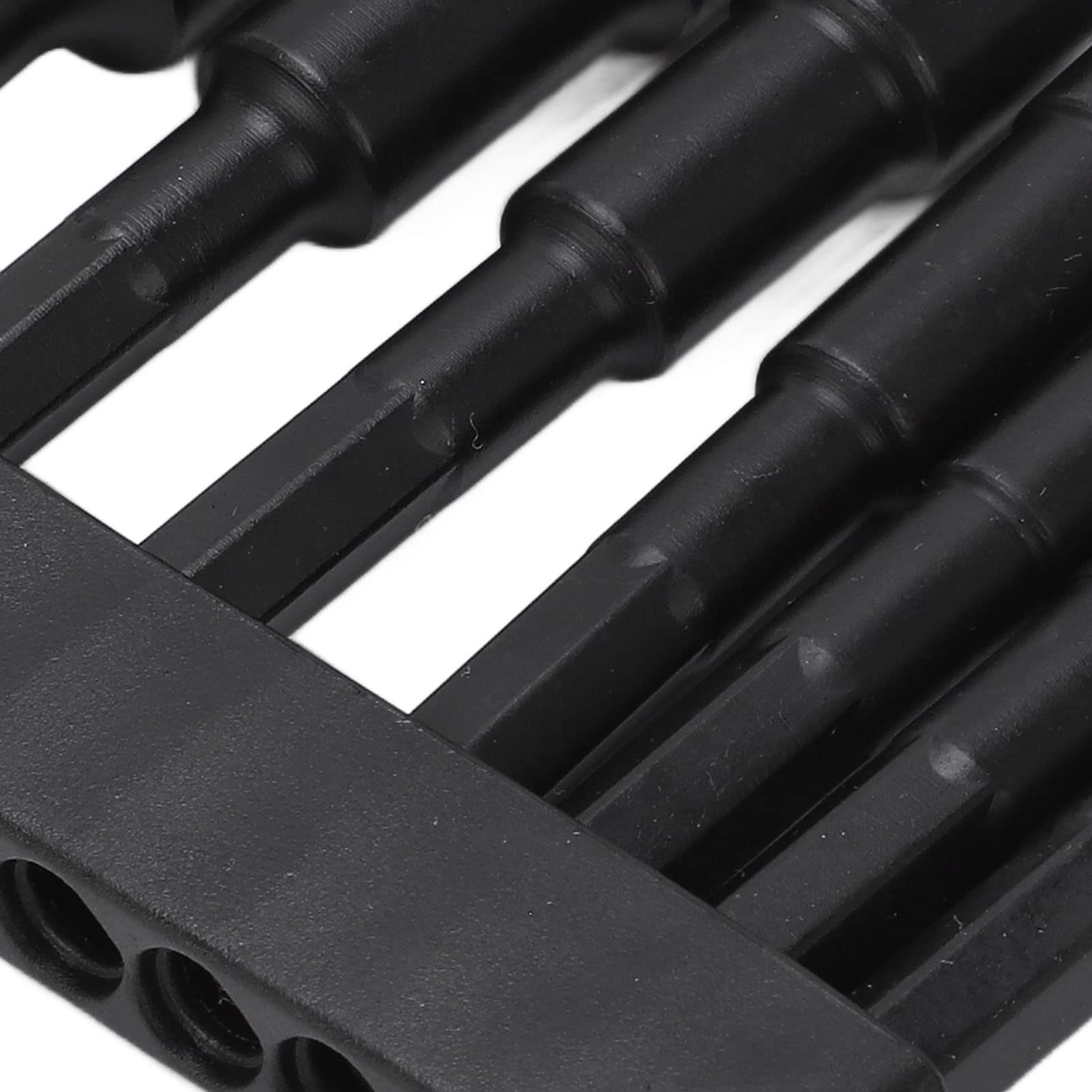Juego de 7 piezas de portabrocas hexagonales para flor de ciruelo, adaptador de portabrocas para taladro eléctrico, llave de tornillos antirrobo CR-V con tamaños E4, E5, E6, E8,