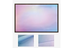 Purple and Blue Fabric Bulletin Board for Versatile Display