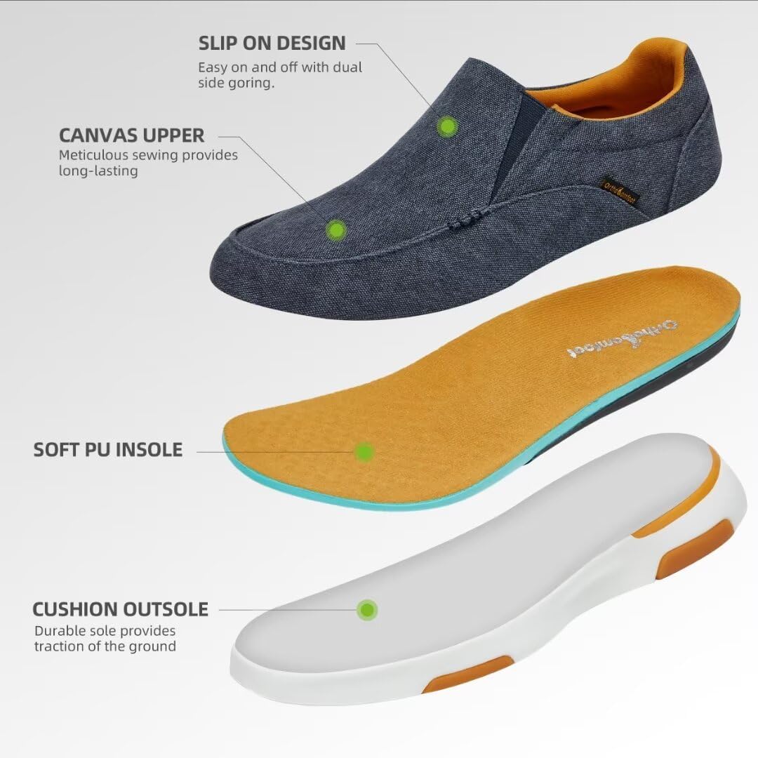 OrthoComfoot Slip on mens Loafer