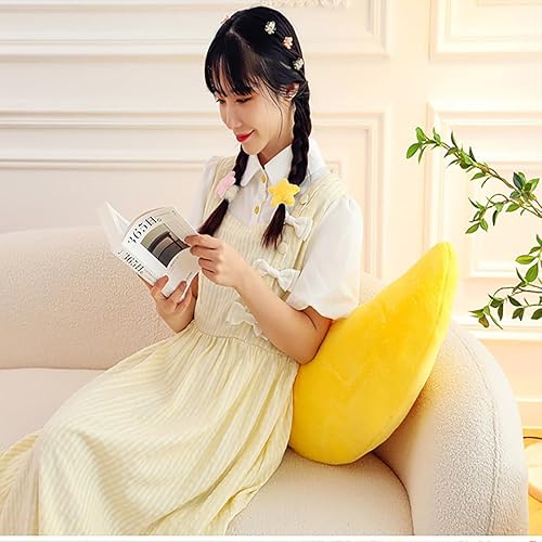 Miniatura 9 de HANDKEI Almohada esponjosa en forma de corazón, sofá cama, almohada decorativa, almohada de luna, almohada de felpa, cojín (15.74 pulgadas, rojo)