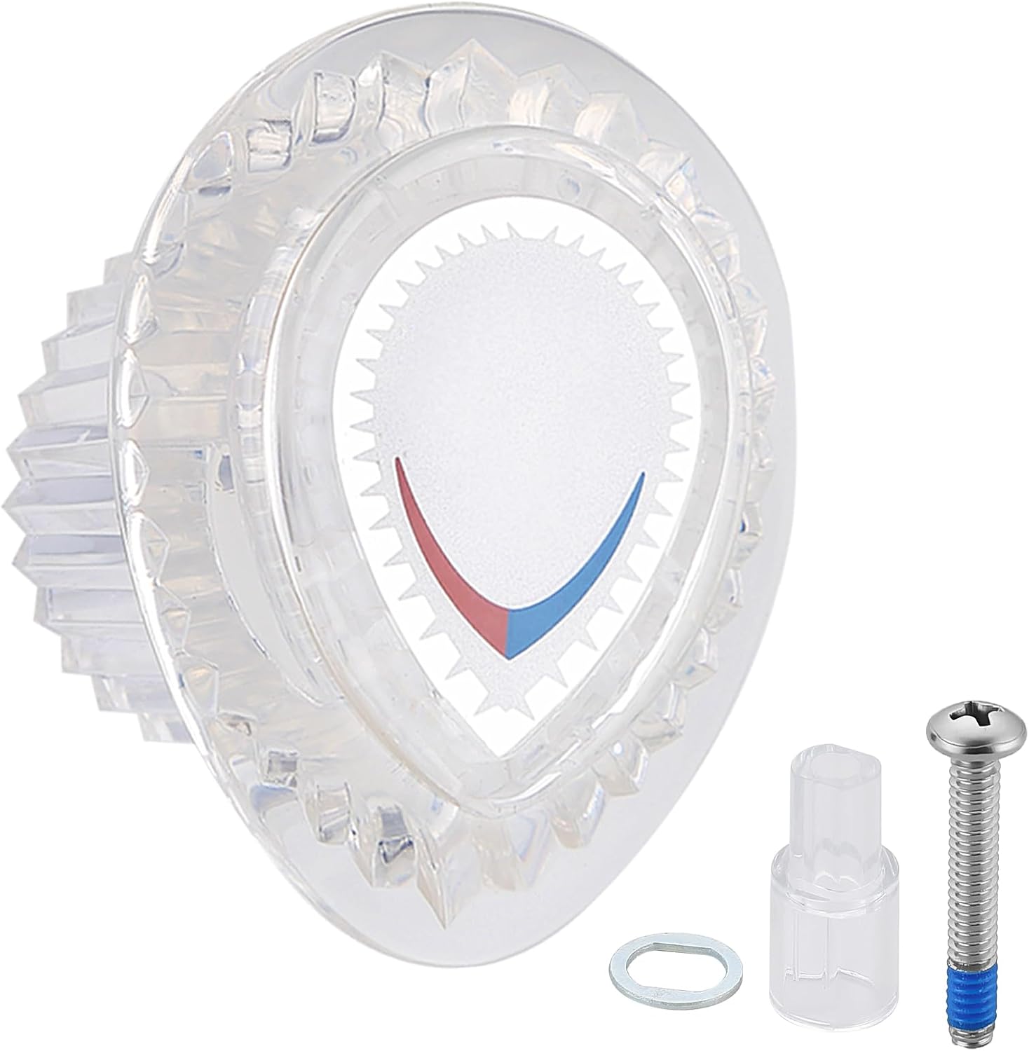 96797 Shower Handle Replacement Kit, Compatible with Moen Chateau Single-Handle Tub/Shower Faucet, Shower Knob Replacement for 1225 Cartridge, Includes Screws & Knob Insert (1 Pack)