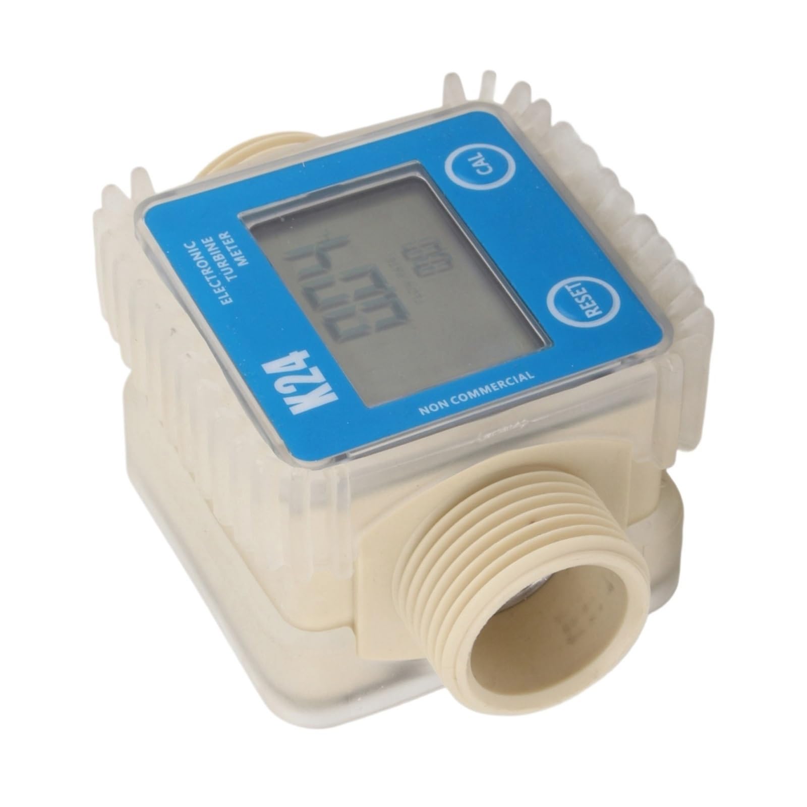 Ciśnieniomiernik, cyfrowy ciśnieniomiernik K24 Elektroniczny cyfrowy miernik przepływu wody oleju opałowego LCD