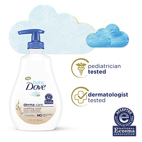 Dove Soothing Baby Body Wash Eczema Care 2 Count To Soothe Delicate Baby Skin No Artificial Perfume Or Color, Paraben Free, Phthalate Free 13 Oz #TOP6