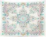 🌸 Material de calidad：Felpa corta de alta calidad, suave, duradero, ligero y fácil de colgar o almacenar para uso en interiores o exteriores. Apto para 4 estaciones.