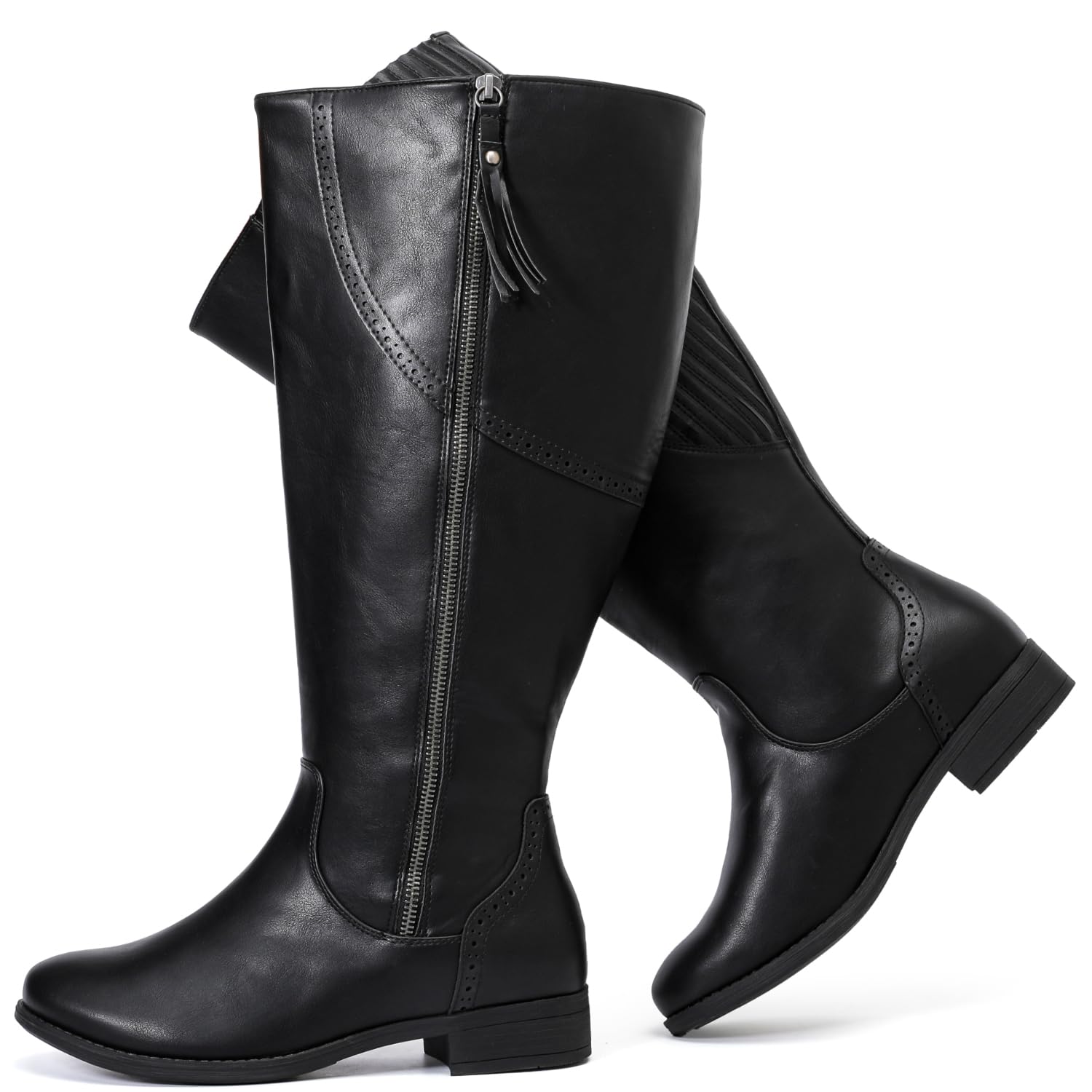 Calf Boots Womens Winter Boots Wide Width Luoikawomens Extra Wide - Main Image