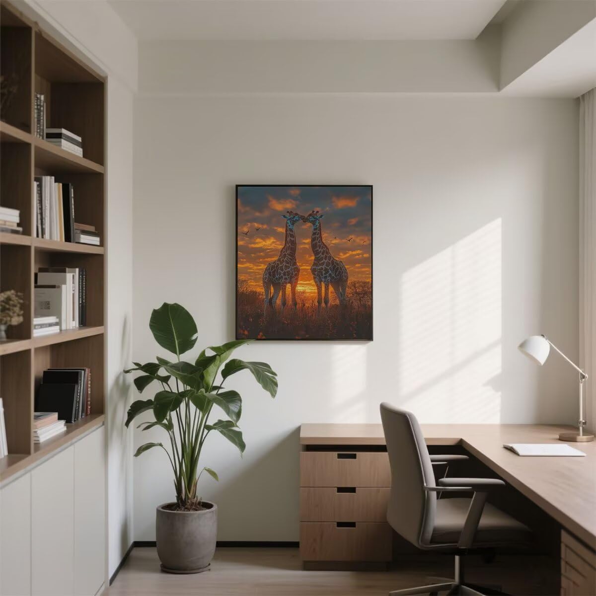Diamentowe malowanie zwierząt malarstwo diamentowe dorośli 5d okrągłe diamenty pełne malowanie diamentowe obrazy 80 x 100 cm zachód słońca dekoracje ścian domowych, prezent dla mamy i walentynki T404
