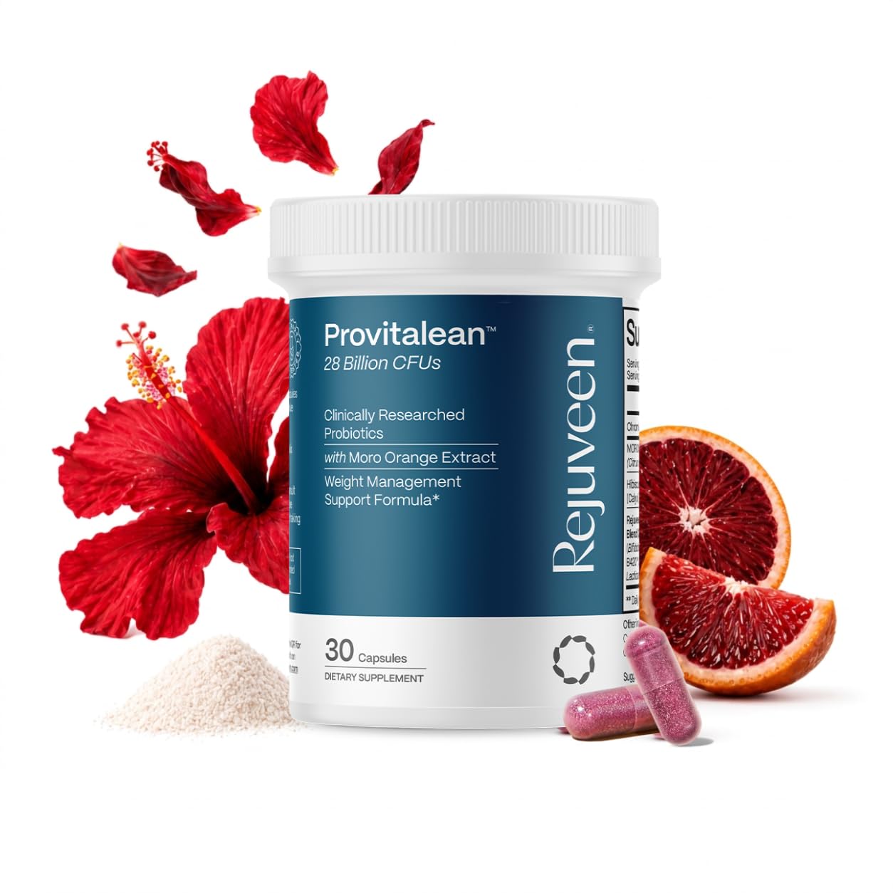 Provitalean Probiotics for Women | Anti Weight Rebound Post GLP Therapy | Boost GLP1 Naturally &amp; Supports Appetite Control | with Chromium Picolinate for Metabolism Support | 30 Ct