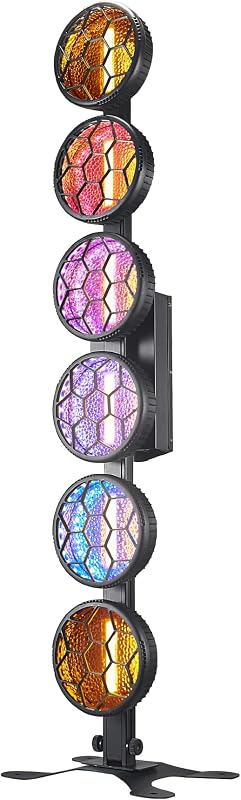 Luz Retro lineal LED 6X50W RGB 3 en 1 Dmx512, bar, discoteca, escenario, fondo de concierto, luz Retro con efecto intermitente