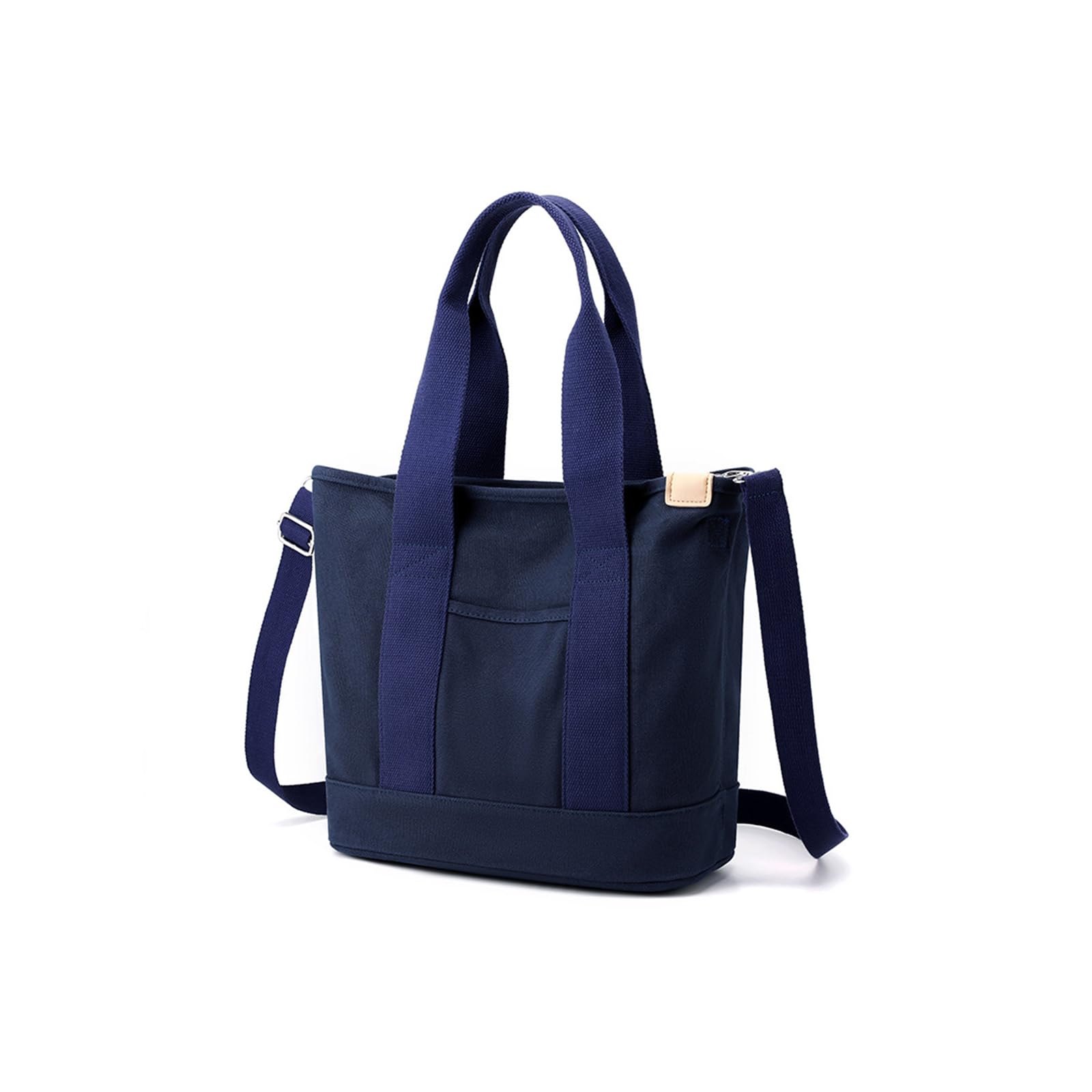 CORIOS Bolso Bandolera de Lona para Mujer Gran Capacidad Bolso de Mano Bolsa Shopper Ligero Bolso de Hombro Bolsa de Ociopara Multifuncional Bolso Tote para Citas Trabajo Viajes Compras Azul Oscuro
