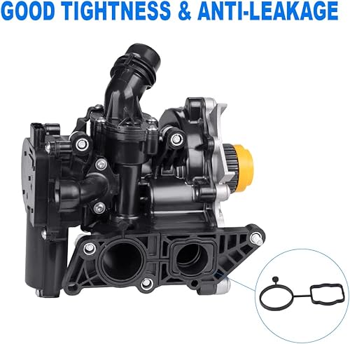 Miniatura 5 de JDMON Reemplazo para conjunto de bomba de agua de motor eléctrico Volkswagen VW Audi Alltrack Arteon Atlas Beetle Jetta Passat Golf A4 A5 A6 Q3 Q5