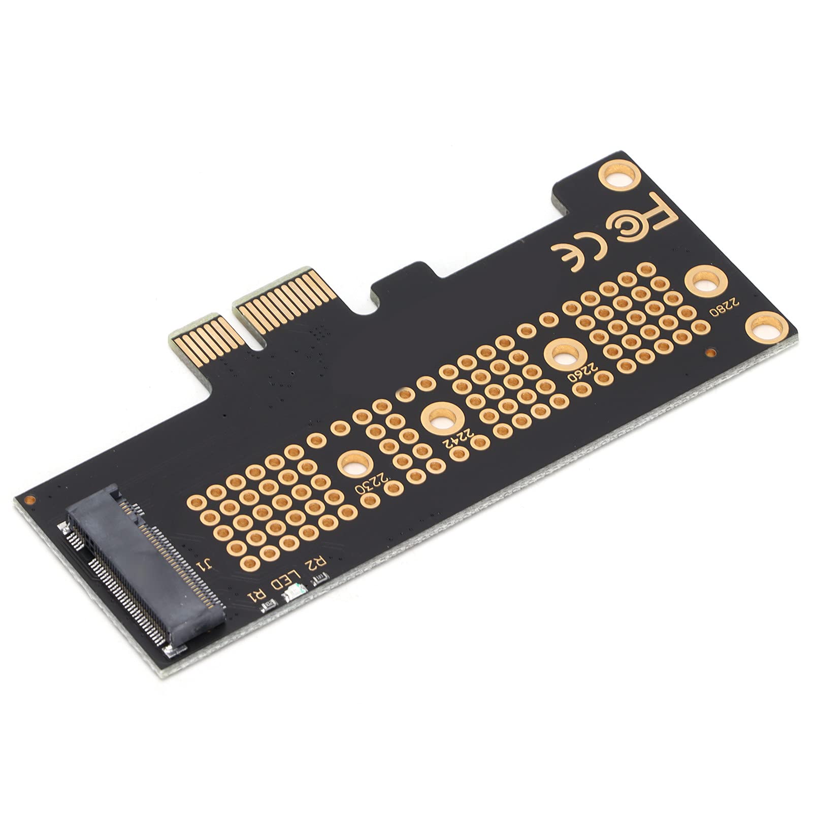 Adattatore PCIe M.2, Convertitore M.2 NVME e AHCI NGFF (non per SATA) da SSD a PCIe 3.0, Compatibile con la Dimensione 2280 2260 2242 2230, per 7/8/10 Linux(PCIE x1)