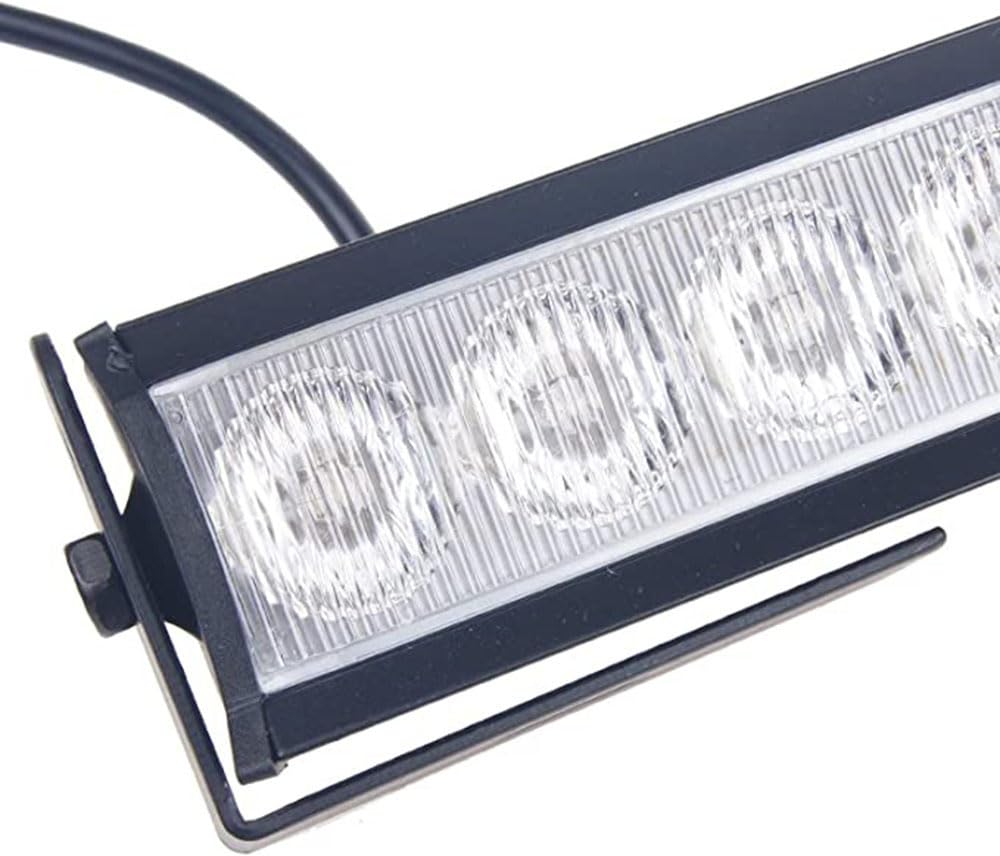 TangDao Lumière Stroboscopique Avertissement 12V 16W 16LED 45CM Bande Éclairage Flash Voiture Camion Caravane (Bleu Rouge)