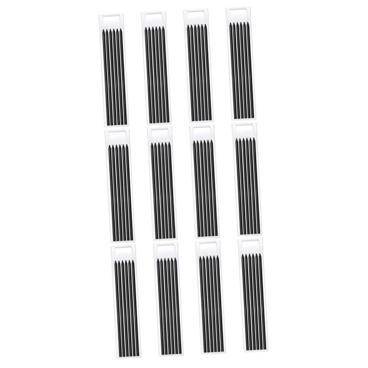 Housoutil 3 Ensembles Recharges De Crayon Menuisier Graphite Noir Pour Marquage Recharge Pour Artisans Bâtiment Pour Projets Diy Construction 24 Pièces * 3