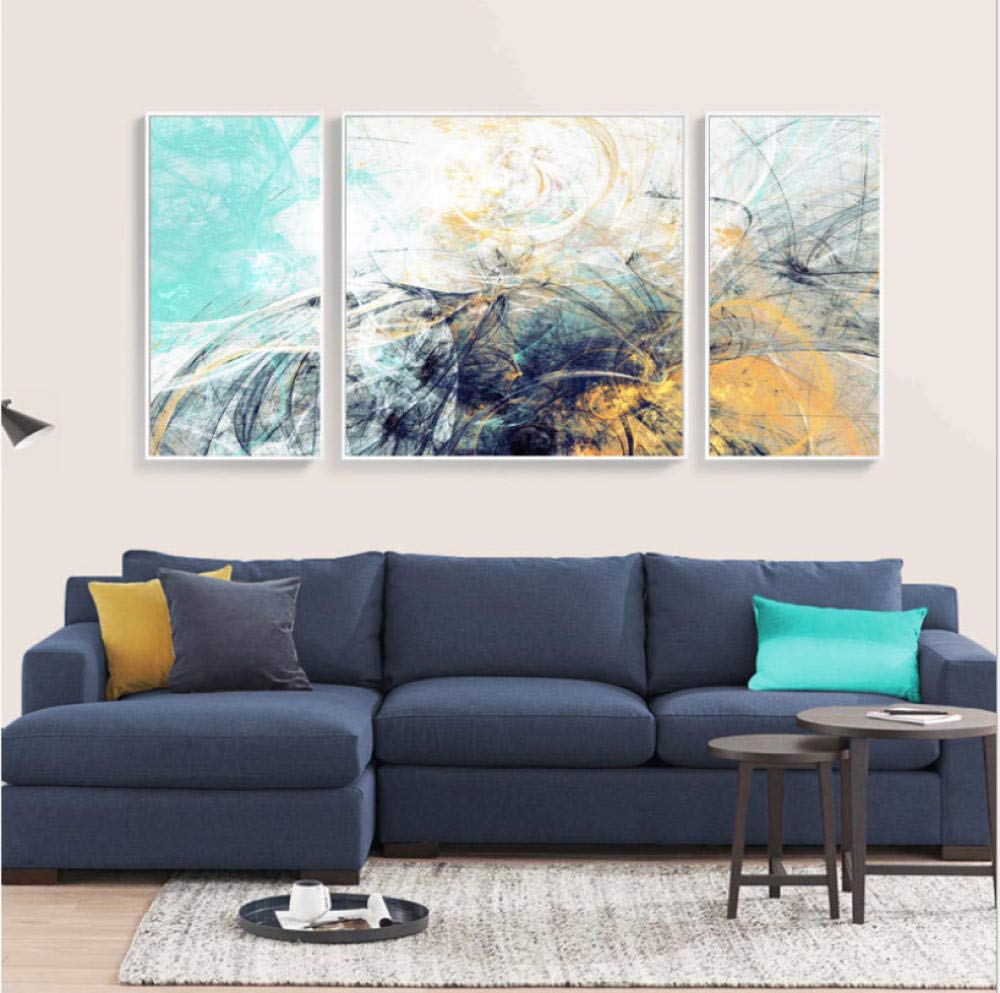 Peinture abstraite salon moderne et deco design épuré
