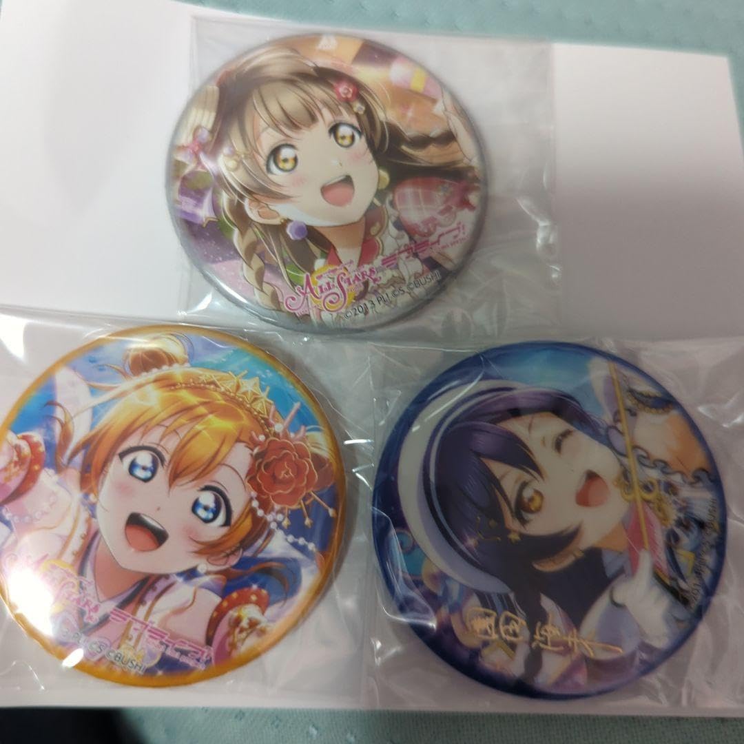 ラ ブ ラ イ ブ μ's 2年生 缶バッジセット 園田海未サイン入り