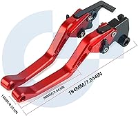 Vista 5 de DOUKI Para Kawasaki H2 H2R 2015 2016 motocicleta freno corto embrague palancas embrague embrague empuñaduras manillar extremos CNC accesorios