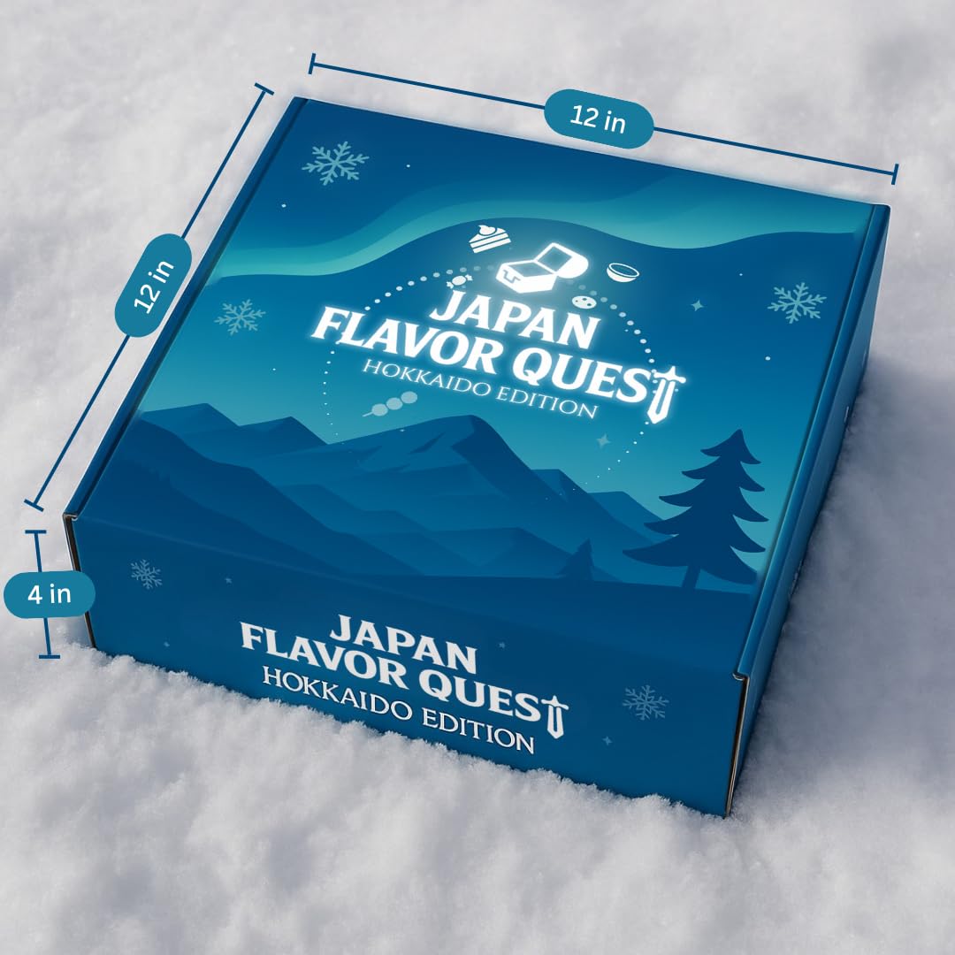 Hokkaido Snack Box – Japanese Snacks Variety Pack with Authentic Candy, Chocolate, Cookies & Savory Treats from Hokkaido Japan | Premium Food Gift Set Snack Lovers by Japan Flavor Quest
