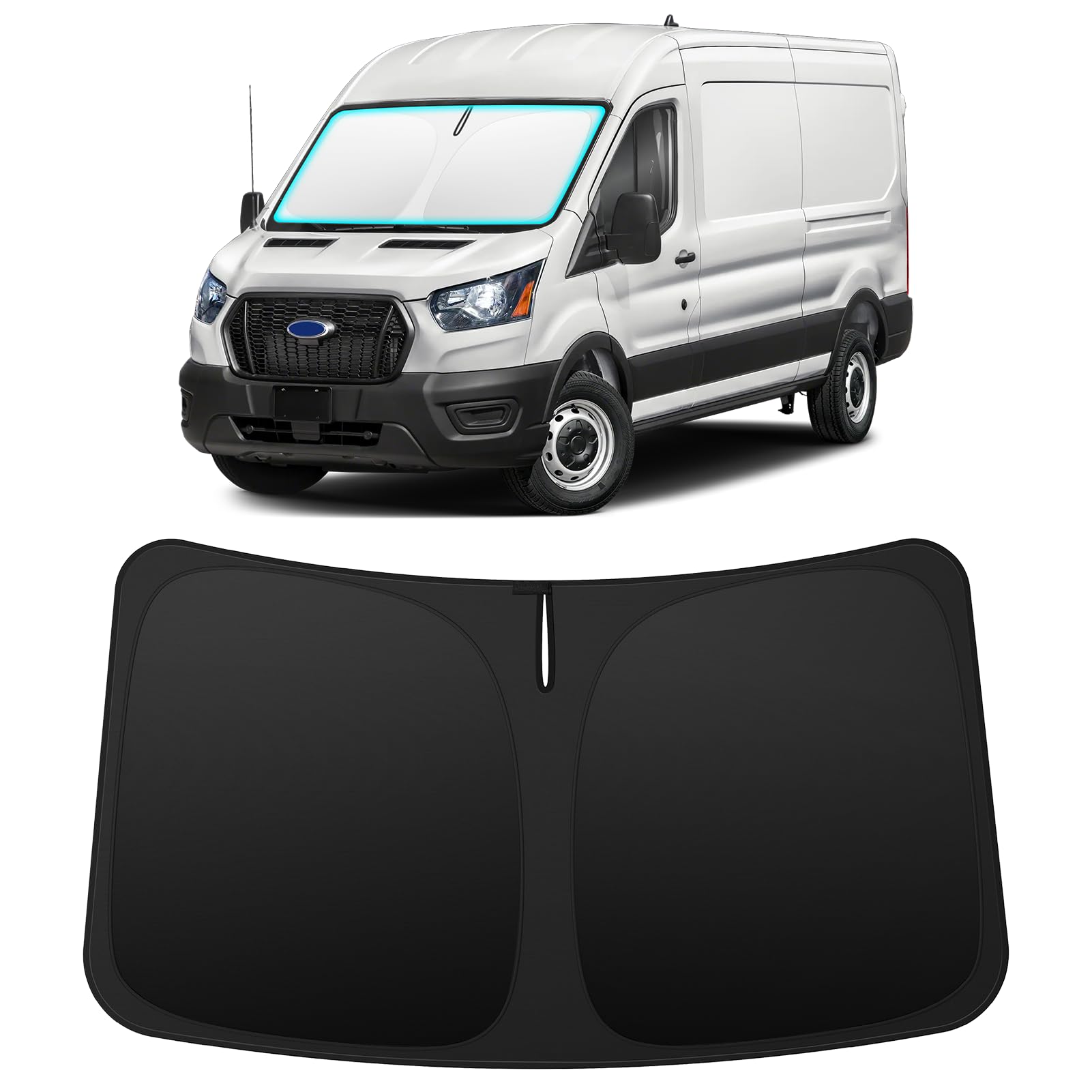 Photo 1 of INSAUTO Custom Fit Windshield Sun Shade for Ford Transit