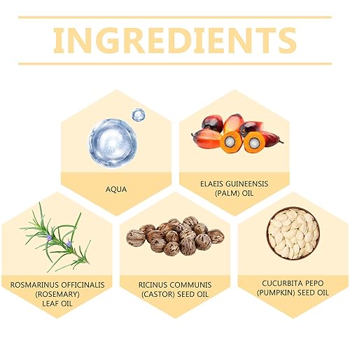 Miniatura 6 de Aceite de batana para cabello, aceite de batana líquido 4 en 1, con romero, aceite de semilla de calabaza, aceite de ricino, para hombres y mujeres,