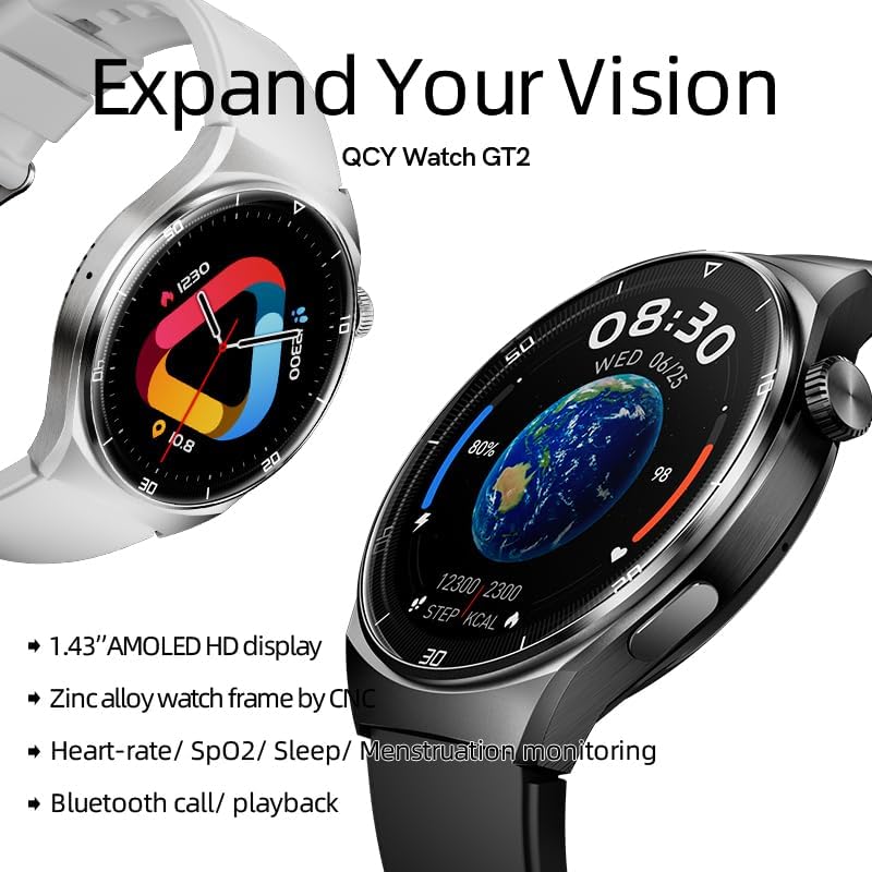 QCY Smart Watch GT2 key features summary