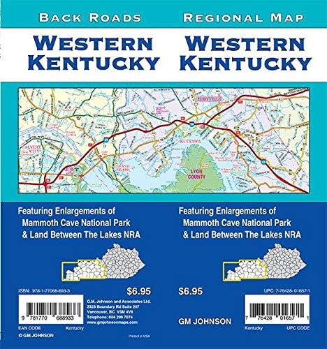 Western Kentucky/Mammoth Cave NP/Land Between the Lakes, Kentucky Regional Map Map โ June 19, 2019