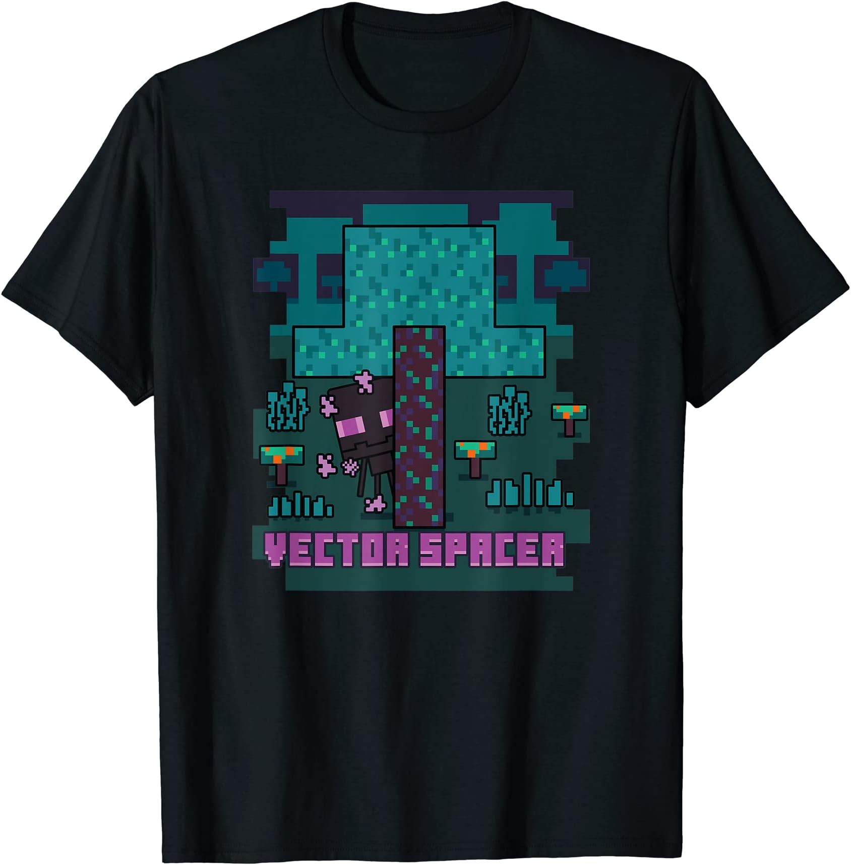 MinecraftEnderman Nether Vector Spacer Poster T-Shirt